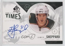 2009-10 SP Authentic Sign of the Times James Sheppard #ST-JS Auto