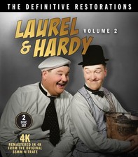 Laurel Hardy: Definitive Restorations Vol 2 New Blu-ray plus 1 L H DVD see below