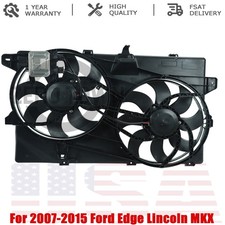 Radiator Condenser Cooling Fan For 2007-2015 Ford Edge Lincoln Mkx 7t4z8c607a Radiator Condenser Cooling Fan For 2007-2015 Ford Edge Lincoln Mkx 7t4z8c607a