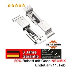 Kennzeichenhalter Rahmenlos Nummernschildhalter Edelstahl für 1 1