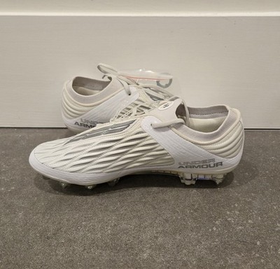 Under Armour Magnetico Elite 4 White Hybrid Soccer Cleats Men's Sz