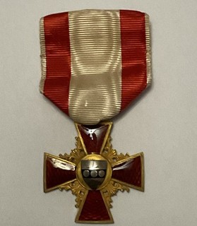 Distintivo appartenenza nastro metallo Colonial Society of Pennsylvania ecc condizioni