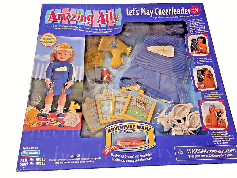 Amazing Ally Play Set "LET'S PLAY CHEERLEADER"  BRAND NEW