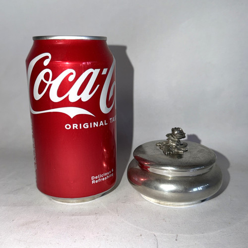 Air France Concorde Etain Pewter Covered Bowl / Trinket Box Les Etains du Marais