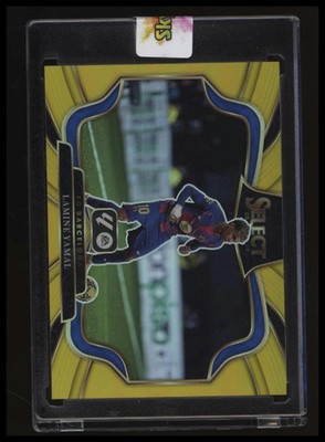 2025-26 Panini Select La Liga Lamine Yamal True Gold #/10