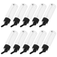 10 Pcs Airbrush Supplies and Accessories Paints Holder 60ml Plastic Bottle