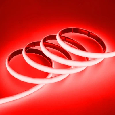 164FT IP68 Waterproof COB LED Strip 320LEDs/M Flexible Rope Lights Tape 12V 24V - Image 1 of 4