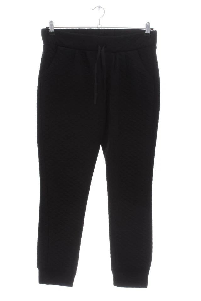 H&M Pantalon de jogging Dames Pantalon T EU 38 noir style décontracté - Photo 1/4
