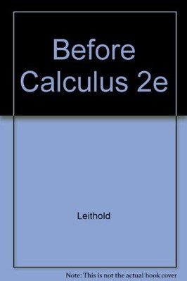 Before Calculus 2e - ACCEPTABLE