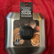 Blackstone 5555 Stainless Steel Heavy Duty Square Basting Cover Medium 10" x 10"