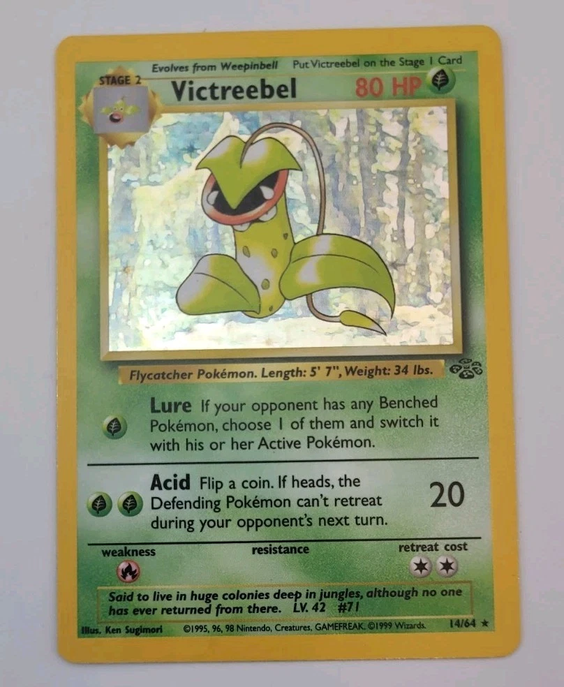 Victreebel Pokemon 14/64 Jungle Holo