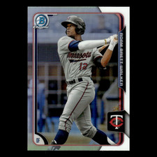 Adam Brett Walker #48 2015 Bowman Chrome Draft Refractor Minnesota Twins Card NM
