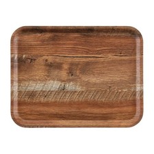 Cambro Madeira laminiertes Serviertablett braune Eiche 46cm