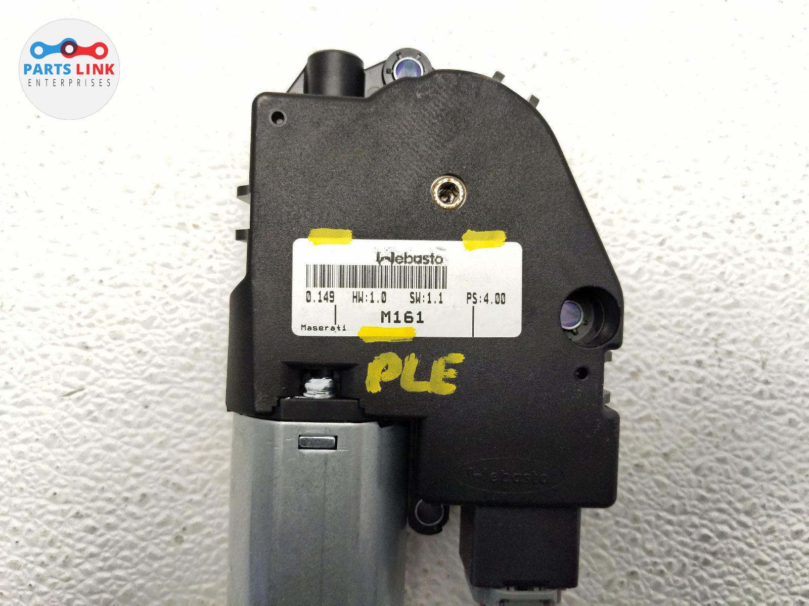 2017-20 MASERATI LEVANTE SUNROOF MOON GLASS MOTOR OPEN SLIDE GEAR HARNESS M161