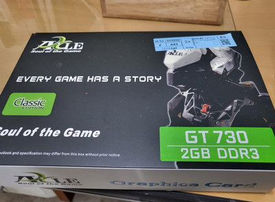 [AXLE] AXLE GEFORCE GT730 classic D3 2GB Grafikkarte/Express/Original