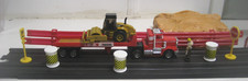 TYCO HO SCALE US 1 TRUCKING SLOT CAR  Trailer with Construction kit  No Truck 