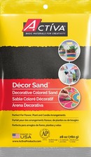 ACTIVA Scenic Sand, 1-Pound, Deep Black,Crystals