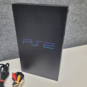 Sony PlayStation 2 Console - Black  Bundle Games Cables Controller Tested