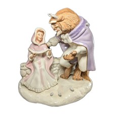 Lenox Disney Showcase Collection Love’s First Touch Belle And Beast CHIPPED L34