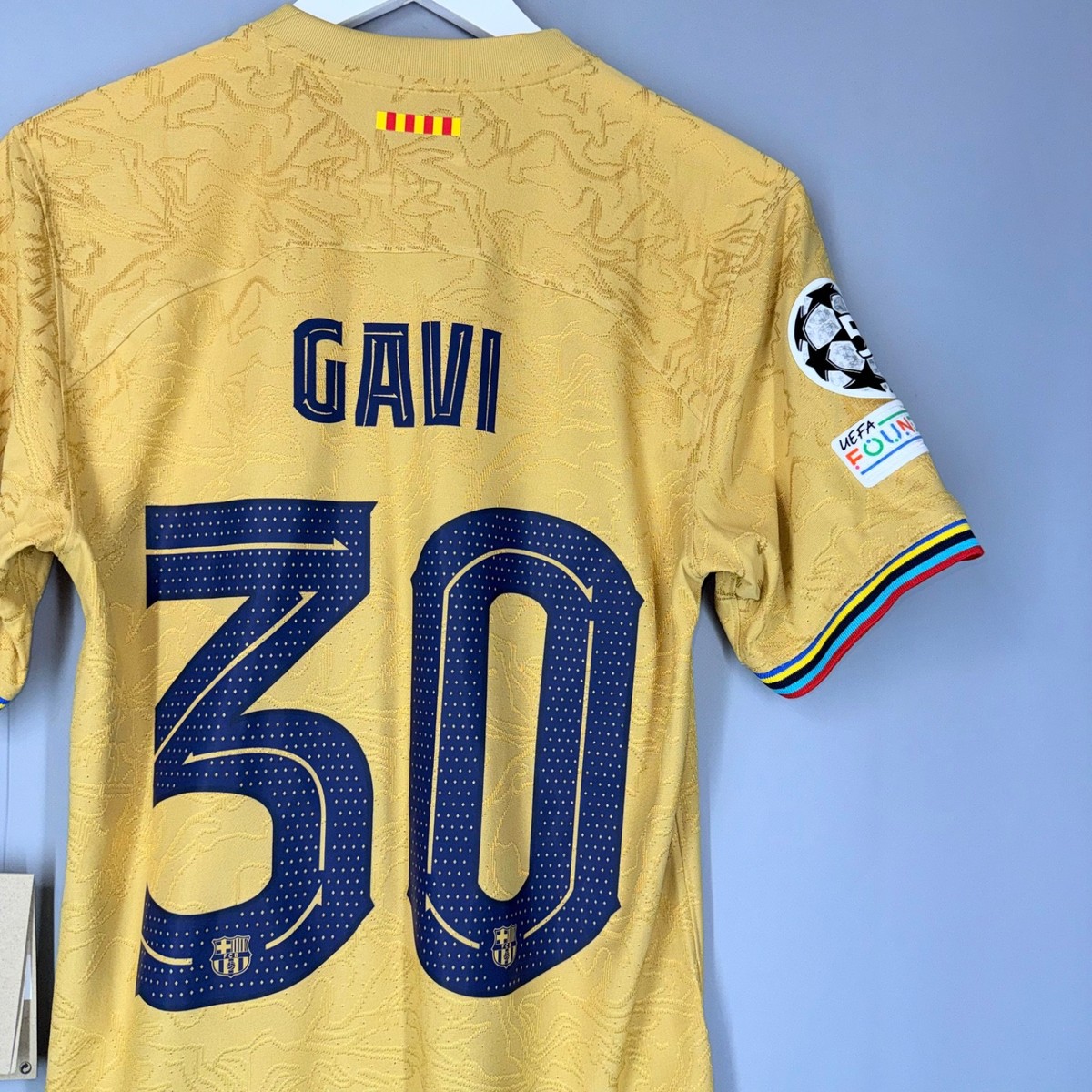 BARCELONA 2022/2023 AWAY SHIRT NIKE XS ADULT BNWT PLAYER ISSUE ADV