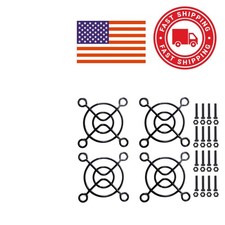 30mm Fan Cover with Screws Mounting Kit Compatible with Raspberry Pi RC Cars