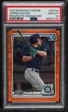 2020 Bowman Chrome Prospects Orange Refractor 7/25 Jarred Kelenic PSA 10 14hk