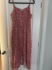 Loft  Sz 16 Sundress Sleeveless Boho Multi Colored Paisley Romantic