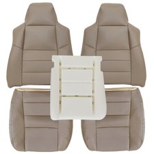NLQR Medium Parchment Tan Front Driver & Passenger Bottom & Top Lean Back Rep...