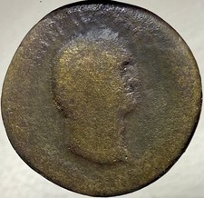 Large Sestertius 69AD-79AD Roman Emperor Vespasian Genuine Ancient Coin 34mm