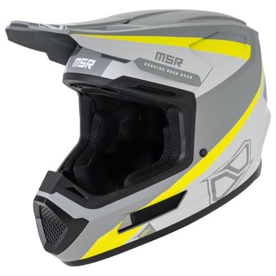 MSR  Mav Inertia Dirt Bike Motocross Helmet w/MIPS X-Small Matte Grey/Hi-Vis