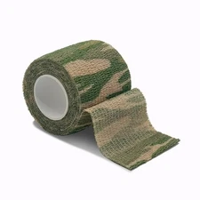 5×450cm Camo Self-Adhesive Elastic Bandage Tattoo Grip Wrap Disposable Roll
