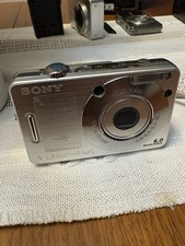 Sony Cyber-shot DSC-W50 6.0MP Digital Camera - Silver for sale