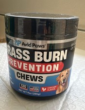 Dog Urine Neutralizer Chews Grass Saver for Dogs Lawn Burn Repair Exp 12/2027