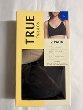 True  Co Wirefree Triangle Bra 2 Pack