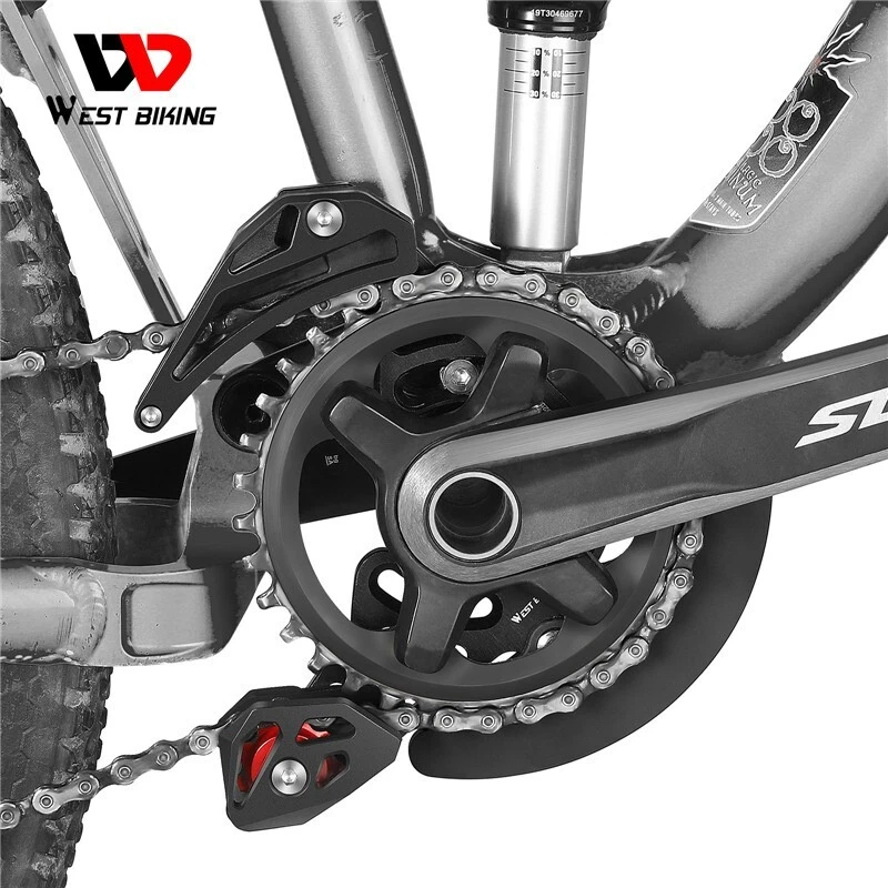 WEST BIKING Aluminum Alloy MTB Bike Bicycle Single Disc Chain Guide Bash Guard - Image 4 of 4