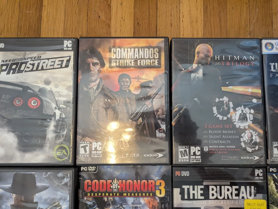 Lot Of 16 PC Military Shooter RPG Racing Games Jewel Cases Some With Manuals L13 - Image 3 of 4