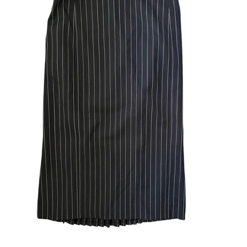 Gonna a matita Ralph Lauren Black Label Made in USA lana gessato taglia 2 - Foto 7 di 10