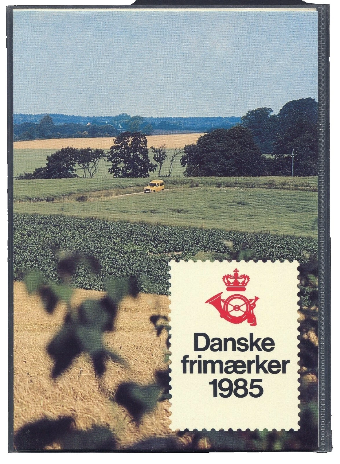 Многоцветные датские и Фарерские марки с архитектурой