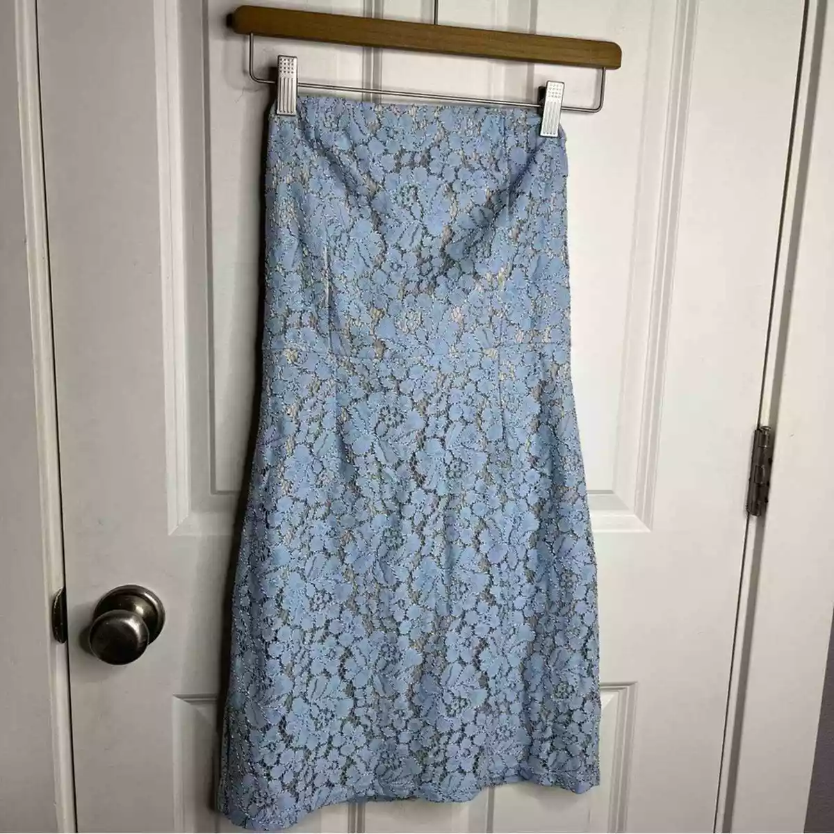 Charlize lace strapless dress cheap
