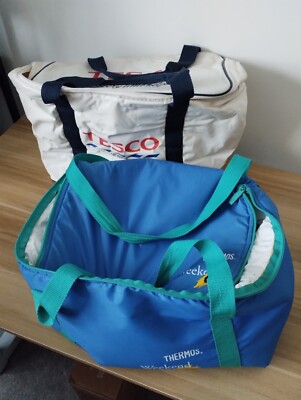 Tesco Groceries Tesco Weekend Bag Vintage 90s Cooler Bags Tesco