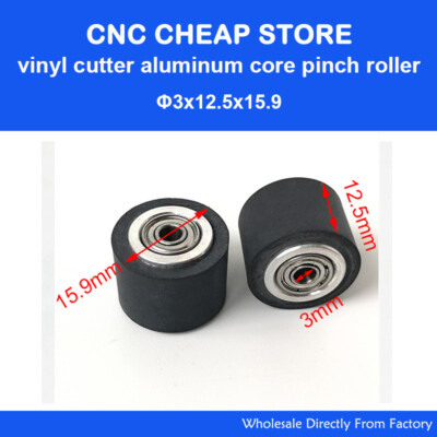 10pcs 3x12.5x15.9mm for Redsail Roland China Vinyl Cutting Plotter Pinch Roller 