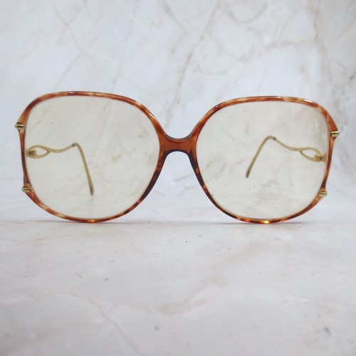 Alicia Marchon Eyeglasses Frame Women's Gold Medal Tortoise Full Rim Round 140