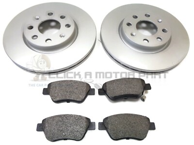 VAUXHALL CORSA D FRONT BRAKE DISCS & BRAKE PADS SET 1.2 1.4 2006-2014 VENTED New | UK