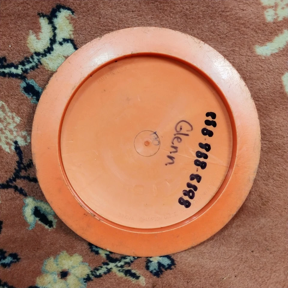 Used DISC GOLF INNOVA GSTAR COLOSSUS LONG DISTANCE DRIVER 172g ORANGE FOIL - Image 3 of 4