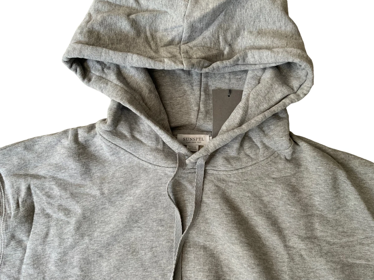BRAND NEW Sunspel Hoodie Sweatshirt Grey XL MSRP 195