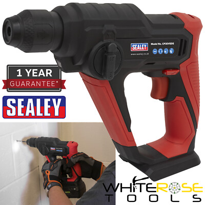 Sealey Bohrhammer Bohrmaschine 20 V SDS Plus nur Gehäuse kabellos CP20V Serie SDS+
