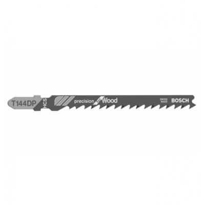 Bosch Stichsägeblatt T 144 DP, Precision for Wood, 25er-Pack