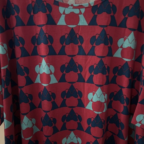 NWT Lularoe Disney Irma Magenta, Navy & Mint Minnie Mouse - 3XL - Picture 2 of 6