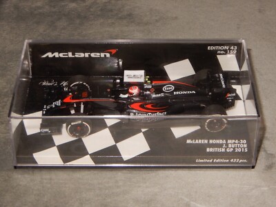 ミニカー McLaren Honda MP4-30 J. Button 2015 Minichamps F1 1:43 J Button McLaren Honda MP4-30 British GP 2015