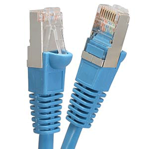 Menge 10 x 3 Fuß Cat5 Fuß Netzwerk Giga Lan Patch Ethernet abgeschirmtes Kabel 350 MHz Form - Bild 9 von 10